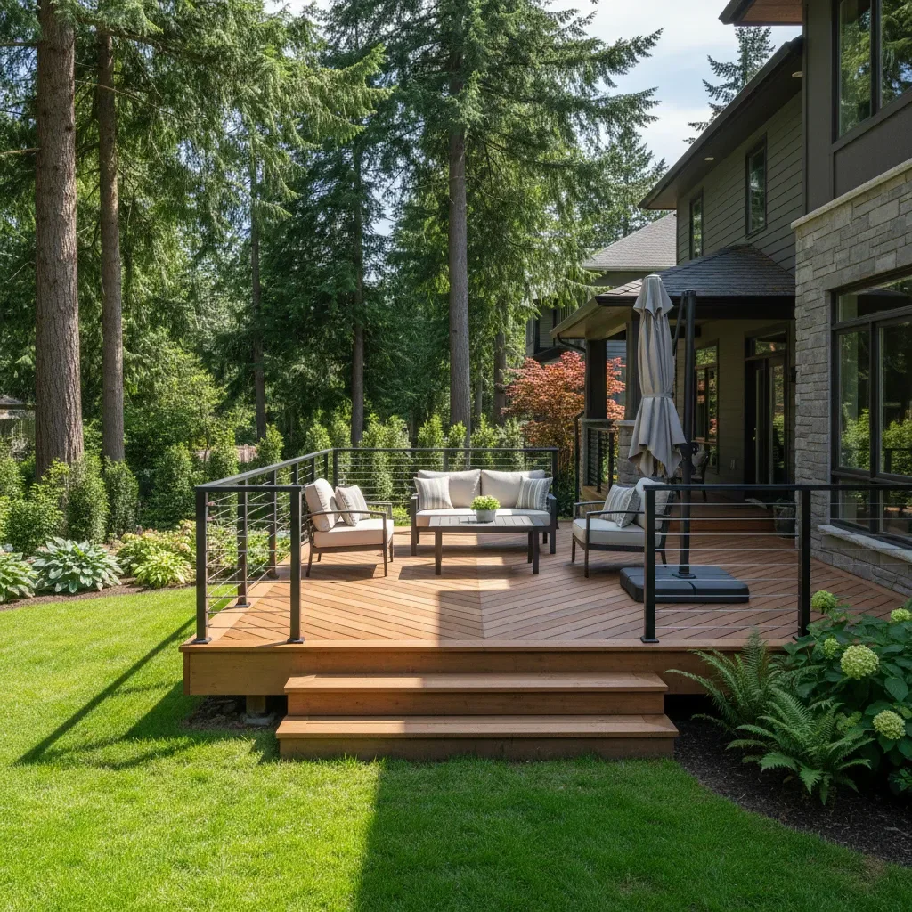 Wood Deck Construction